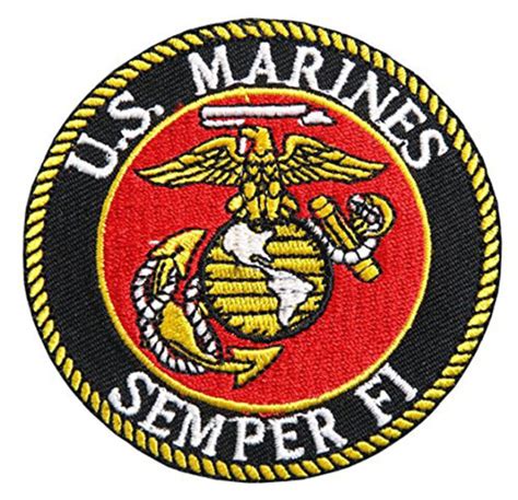 Usmc Semper Fi Us Marine Corps Tactical Military Patch Iron On Sew On Ebay