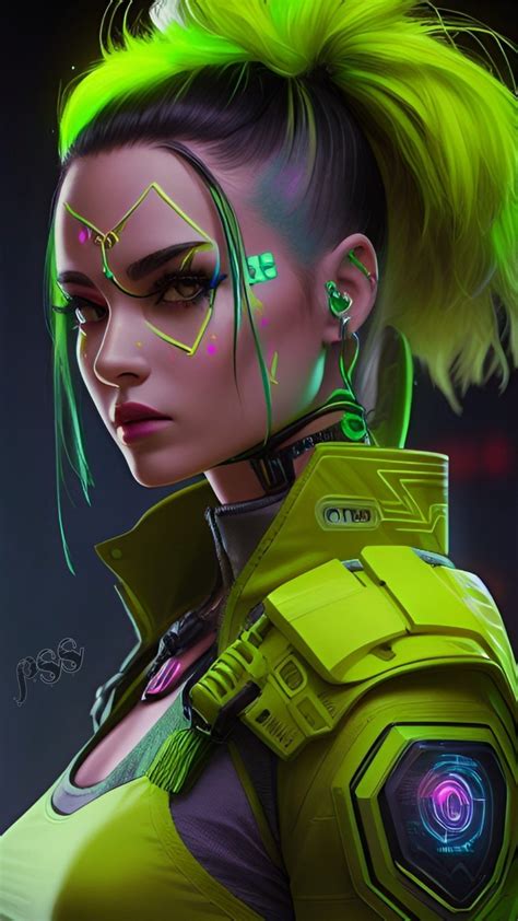 Cyberpunk Anime Arte Cyberpunk Digital Portrait Art Digital Art Girl