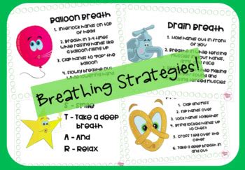 Breathing Strategies Posters By Mrs Mann S Room TPT