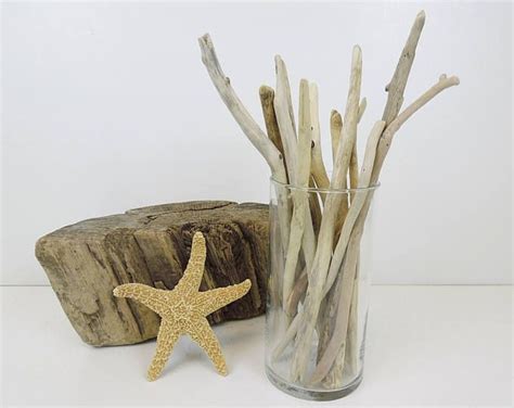 5 10 Driftwood Sticks Beach Decor Driftwood Vase Filler Lake House