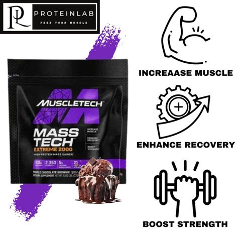 Muscletech Masstech Extreme High Protein Mass Gainer Lbs Lazada