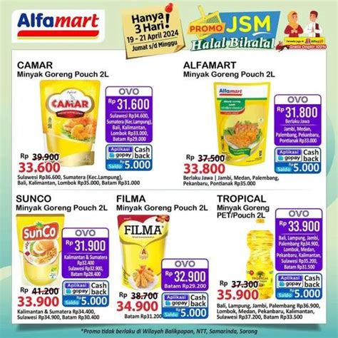 Katalog Promo Jsm Alfamart Spesial Halal Bihalal Periode April