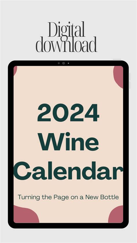 Weinkalender 2024 Mit Empfehlungen Und Notizen Zu Jedem Wein Top Weine