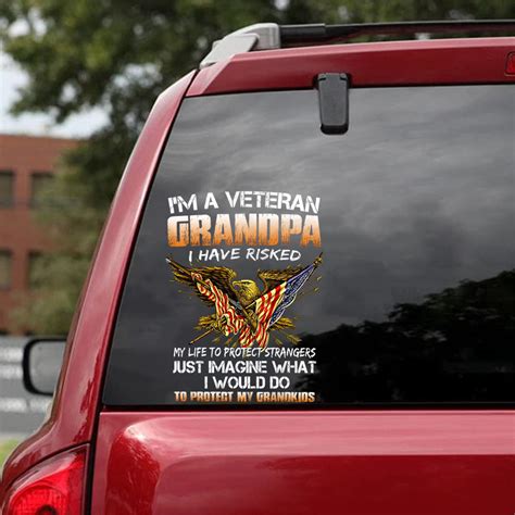 Veteran Stickers For Car Plangraphics