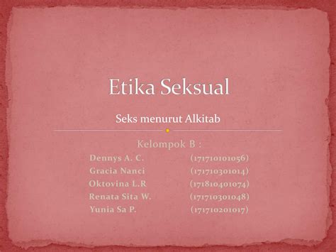 Prinsip Prinsip Etika Kristen Menurut Alkitab Bersamakristus Hot Sex