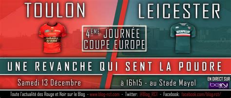 Toulon Leicester Bon match à tous Blog RCT