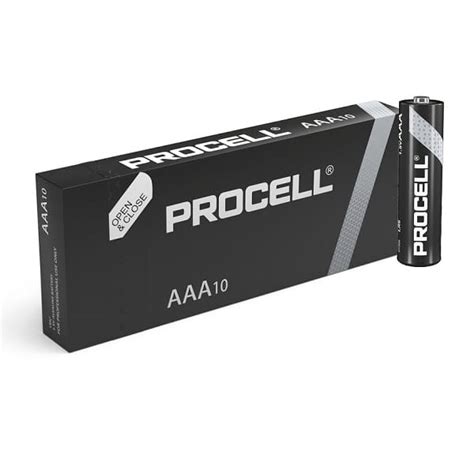 Duracell Durproaaa Procell Aaa Batteries Alkaline Pack Of 10