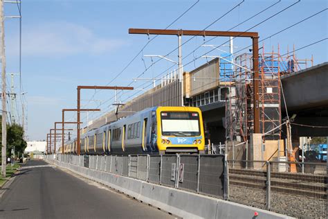 X Trapolis M Trailing A Down Frankston Service Passes Work On The