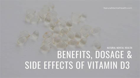 Vitamin D3 Benefits, Dosage, and Side Effects