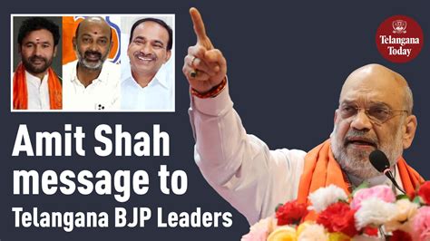 Lok Sabha Elections 2024 Amit Shah Urges Telangana Bjp Leaders To Win 12 Seats Telangana News