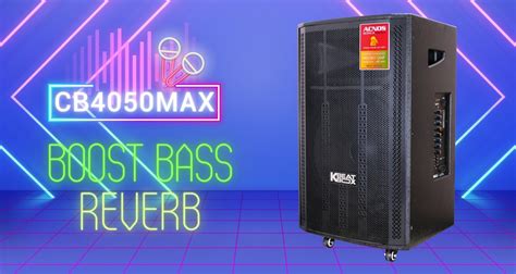 LOA KÉO CÓ BÁNH XE ACNOS CB4050MAX Thiết bị Karaoke chính hãng