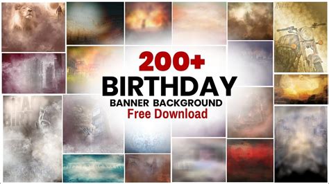 Birthday Banner Editing Background Free Download Banner Material