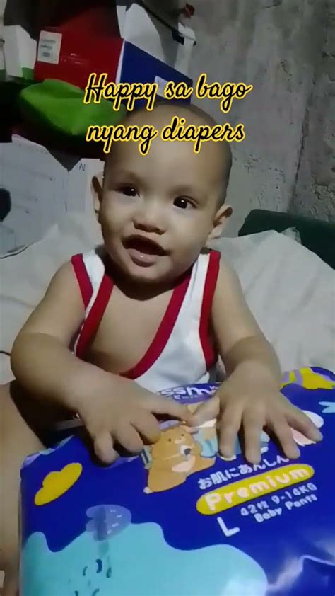 Happy Sa Bago Nyang Diapers Viral Youtubeshorts Youtube