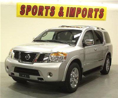 Buy Used 7 DAYS NO RESERVE 11 ARMADA 4WD PLATINUM NAV TV DVD