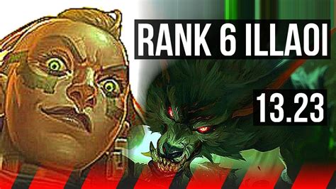 Illaoi Vs Warwick Top Rank 6 Illaoi 6212 12m Mastery 400