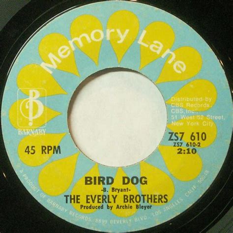 The Everly Brothers – Bird Dog / Devoted To You (Vinyl) - Discogs