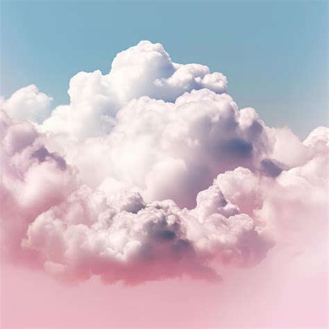 Premium AI Image | white fluffy clouds