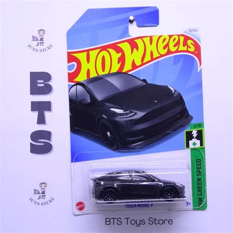 HOT WHEELS Hitam 風火輪特斯拉 Model Y 黑色 蝦皮購物