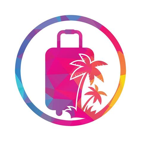 Premium Vector | Travel bag logo design template