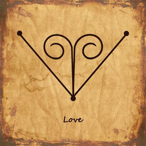 Love Sigil Wiccan Symbols Sigil Magic Sigil Tattoo