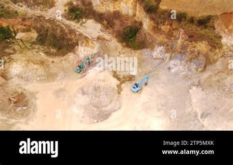 The Mount Pangradinan Mining Industry Is Located On The Edge Of Bandung