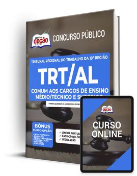 Apostila TRT AL Comum Ensino Médio Técnico e Superior 2022 Download