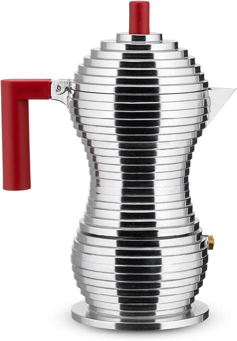 Alessi Pulcina Caffettiera Espresso Di Design In Fusione Di Alluminio