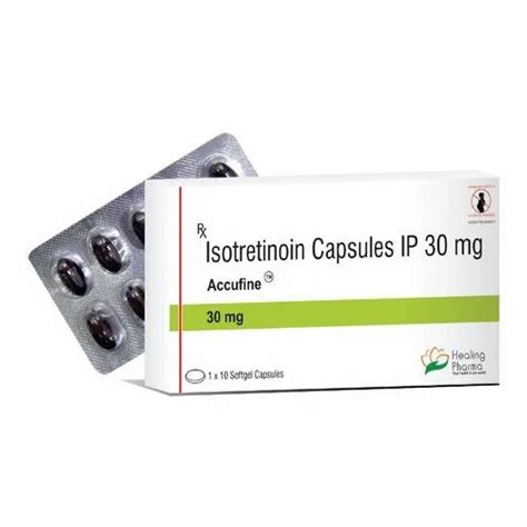 Finished Product Isotretinoin Healing Pharma Isotroin Capsules