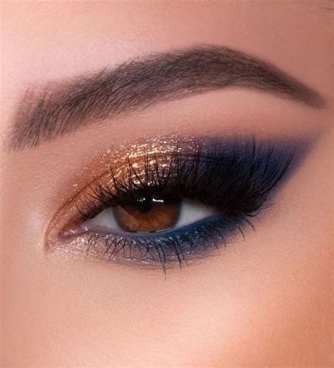 Royal Blue Dress Eye Makeup