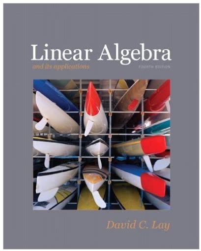 Linear Algebra And Its Applications 4th Edition Pdf