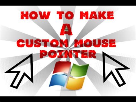 Tutorial How To Make A Custom Mouse Pointer Youtube