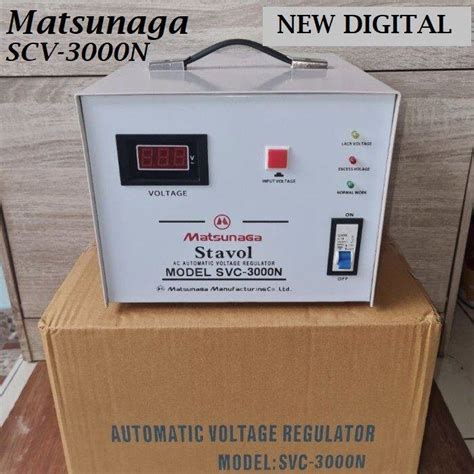 Stabilizer Matsunaga SVC 3000N NEW DIGITAL Stavol Alat Penstabil