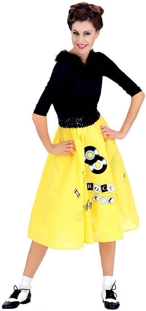 Yellow Jitterbug Girl Costume