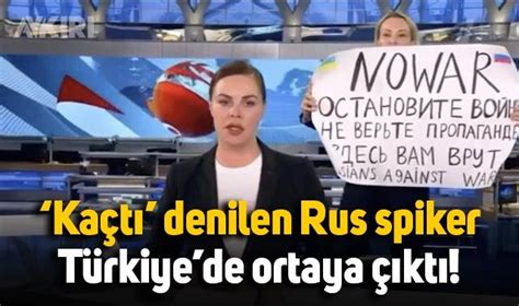 Kaçtı denilen Rus sunucu Türkiye de ortaya çıktı Dünya AYKIRI