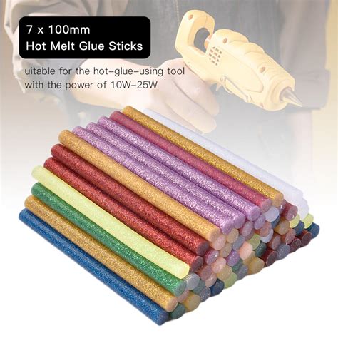 Teile Satz Farben Hot Melt Adhesive Stick X Mm Diy Hei Er