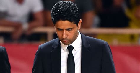 Nasser Al Khelaïfi Président Du Paris Saint Germain Lors De La