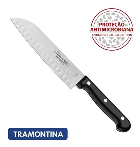 Faca Tramontina De Cozinha Santoku Inox Pol Ultracorte Parcelamento