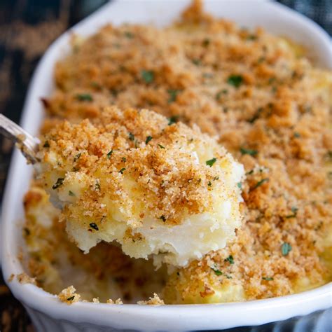 Easy Cheesy Potato Cauliflower Casserole Recipe Cart