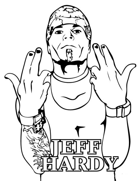 Wwe Printable Coloring Pages