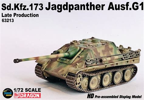 WW II German Tank Destroyer Jagdpanther G1 Late Production 654th Heavy