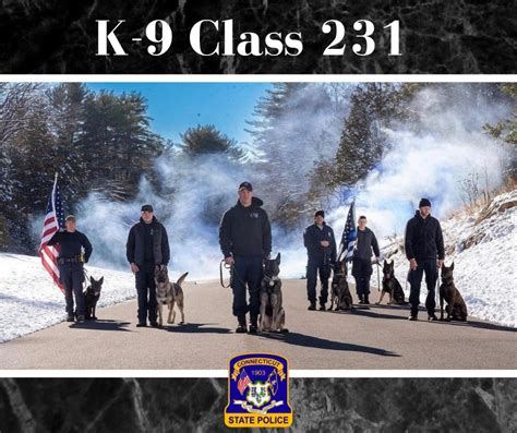 CT State Police on Twitter: "CSP K9 Unit proudly announces graduation of the 231st Patrol K9 ...