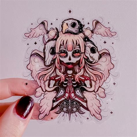 Angel Cherubim Transparent Sticker - Etsy