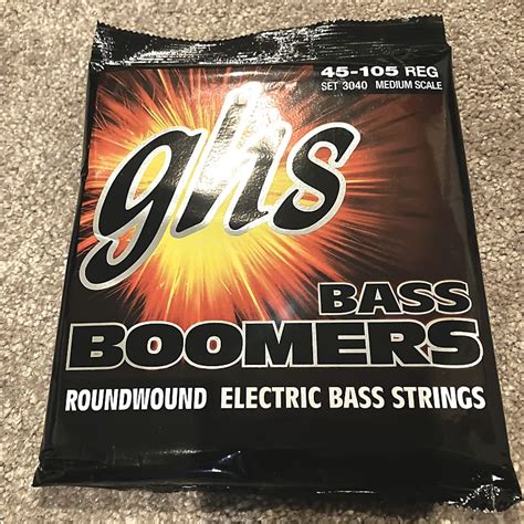 Ghs Bass Boomers Medium Scale Bass Strings Reverb