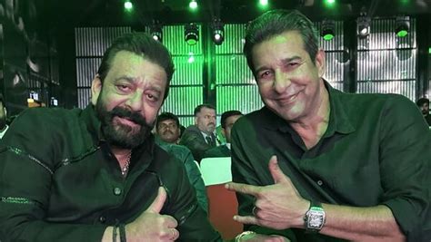 Wasim Akram Posts Photo With Buddy Sanjay Dutt Netizens React