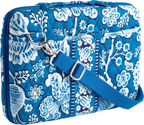 Vera Bradley Mini Laptop Case In Blue Lagoon Electronics