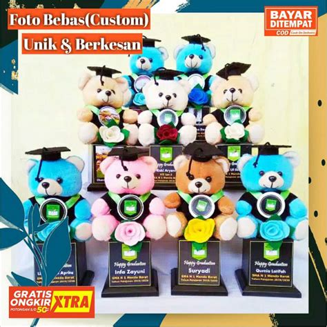 Jual Piala Boneka Unik Berkesan Untuk Kado Wisuda Ultah Kenangan Dll