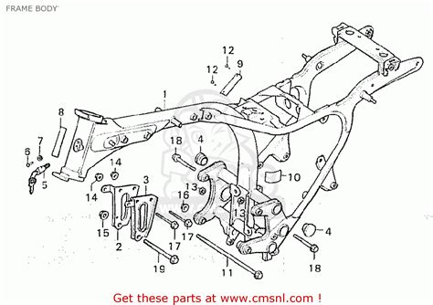 Honda Cx500 1980 A Australia Frame Body Buy Frame Body Spares Online