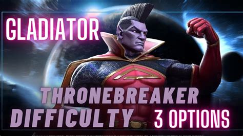 Thronebreaker Difficulty Gladiator Takedown Options Mcoc Youtube