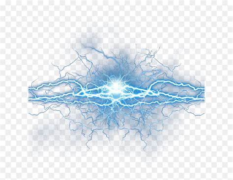 Transparent Background Blue Lightning Png, Png Download - vhv