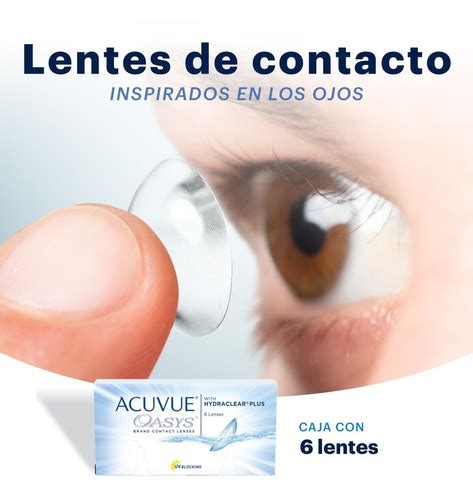 Lentes De Contacto Acuvue Oasys 6 Pzas Mensual Envío gratis